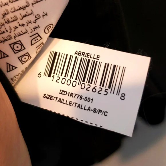 BCBGMaxAzria Abrielle Sleeveless Peplum Top Small Black New - Picture 9 of 9